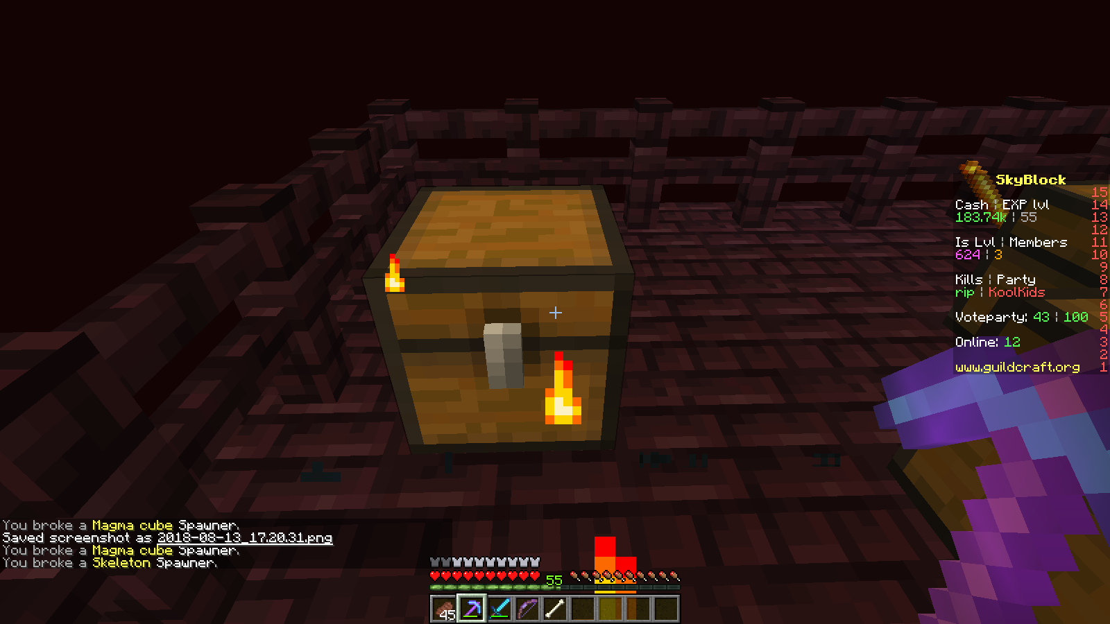 Broke Spawners And They Didnt Drop I Used Silk Touch Guildcraft Network Cracked Minecraft Server